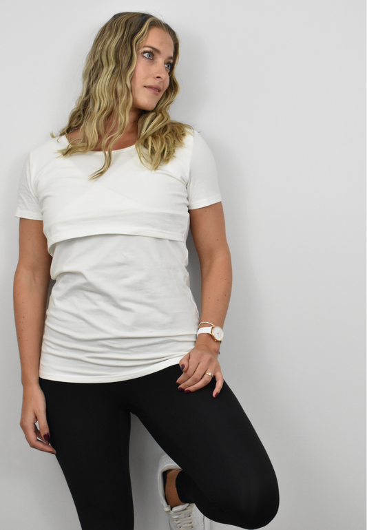 Jenny Short Sleeve Nursing Tee Shirt