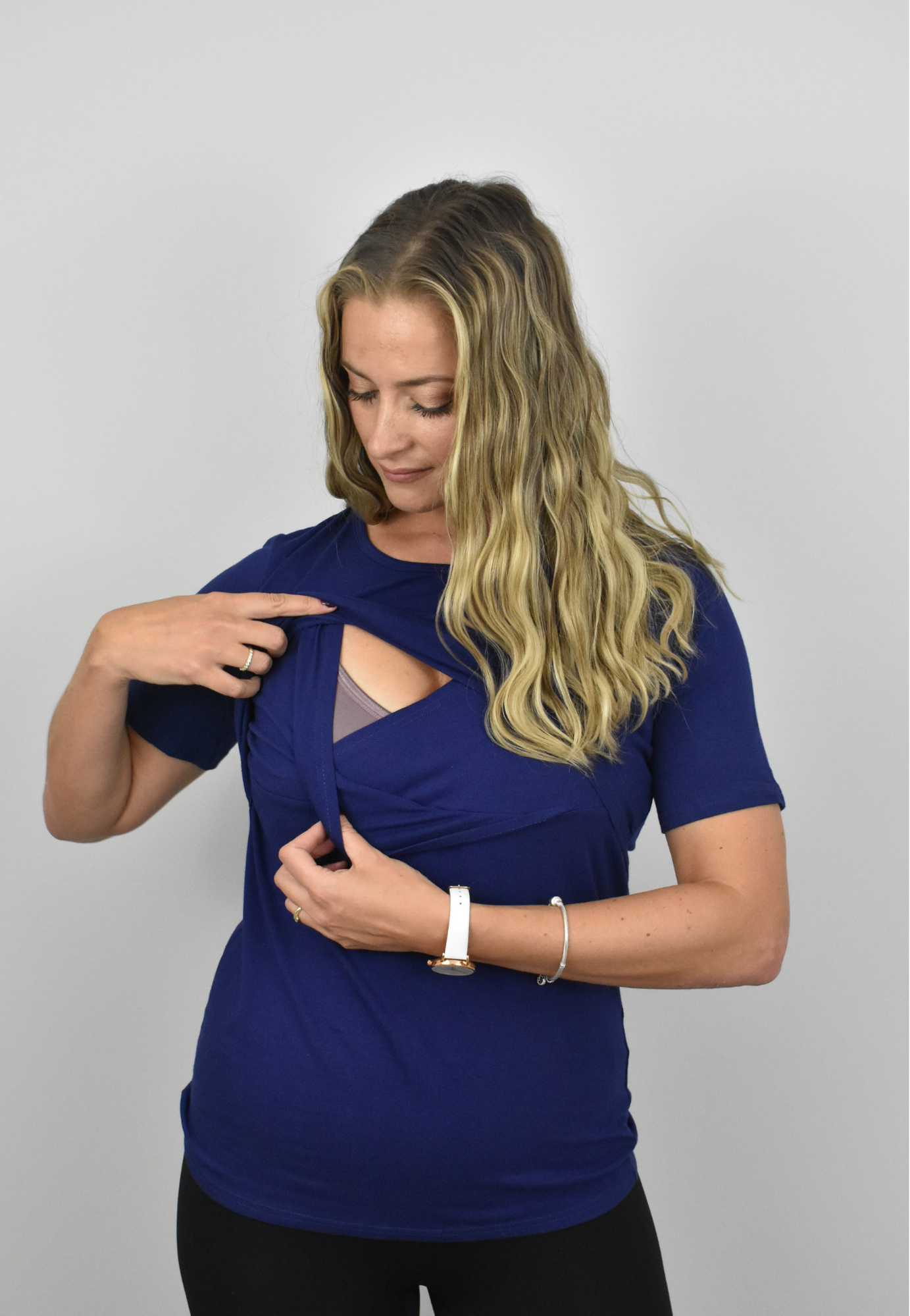 Jenny Short Sleeve Nursing Tee Shirt