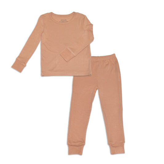 Bamboo Long Sleeve Pajama Set (Toast)