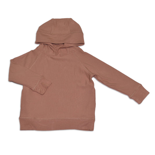 Bamboo Fleece Pullover Hoodie (Chocolate)
