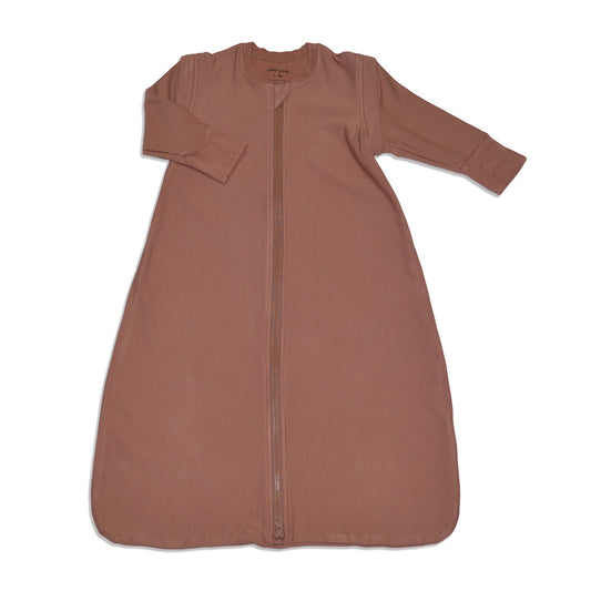 Bamboo Fleece Sleeping Sack w/Detachable Sleeves (Chocolate)