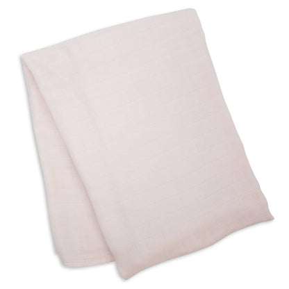 Lulujo - Deluxe Bamboo Swaddle - Pink - Pink & Blue Kidz Clothing