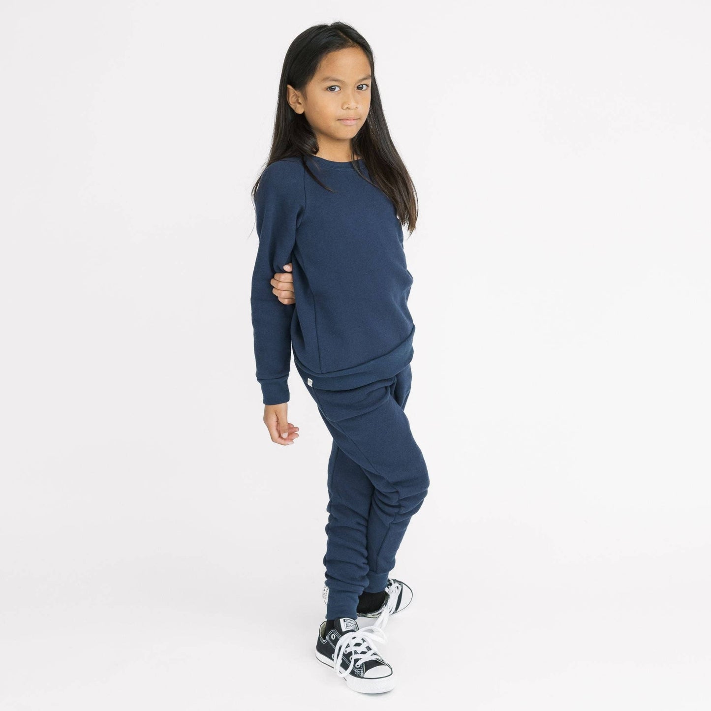 mini mioche collective inc. - Plush Skinny Sweats - Pink & Blue Kidz Clothing