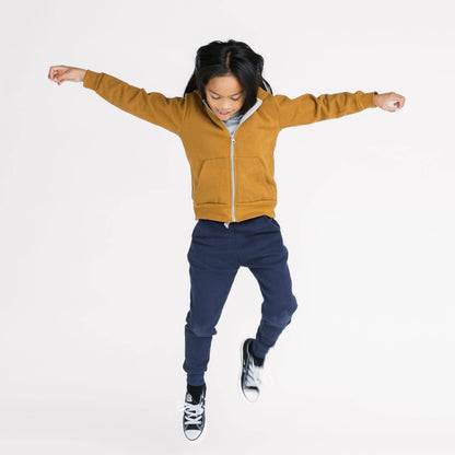 mini mioche collective inc. - Plush Skinny Sweats - Pink & Blue Kidz Clothing