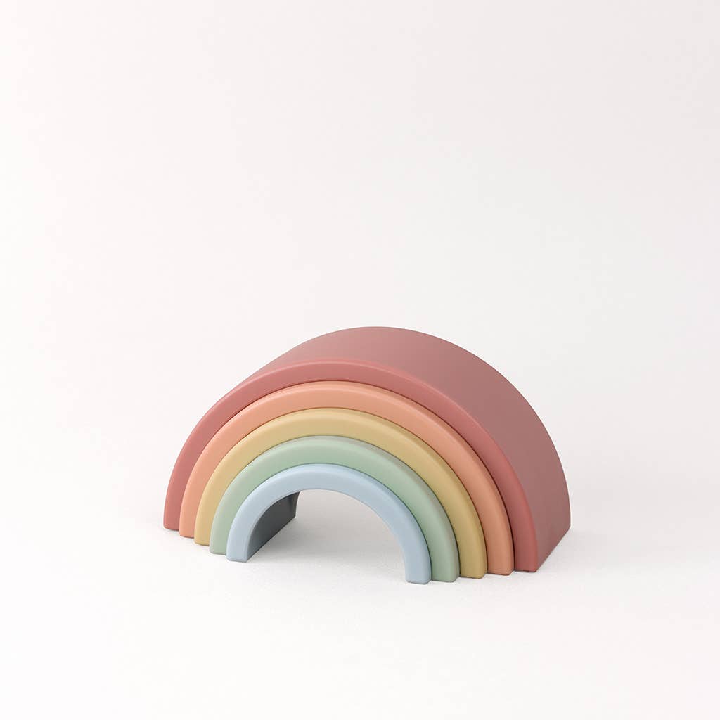 Coming Soon | Ritzy Rainbow™ Stacking Toy - Pink & Blue Kidz Clothing