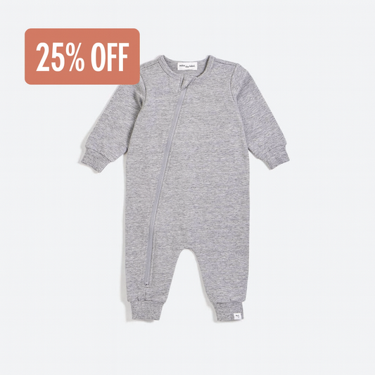 MILES BASICS HEATHER GREY PLAYSUIT