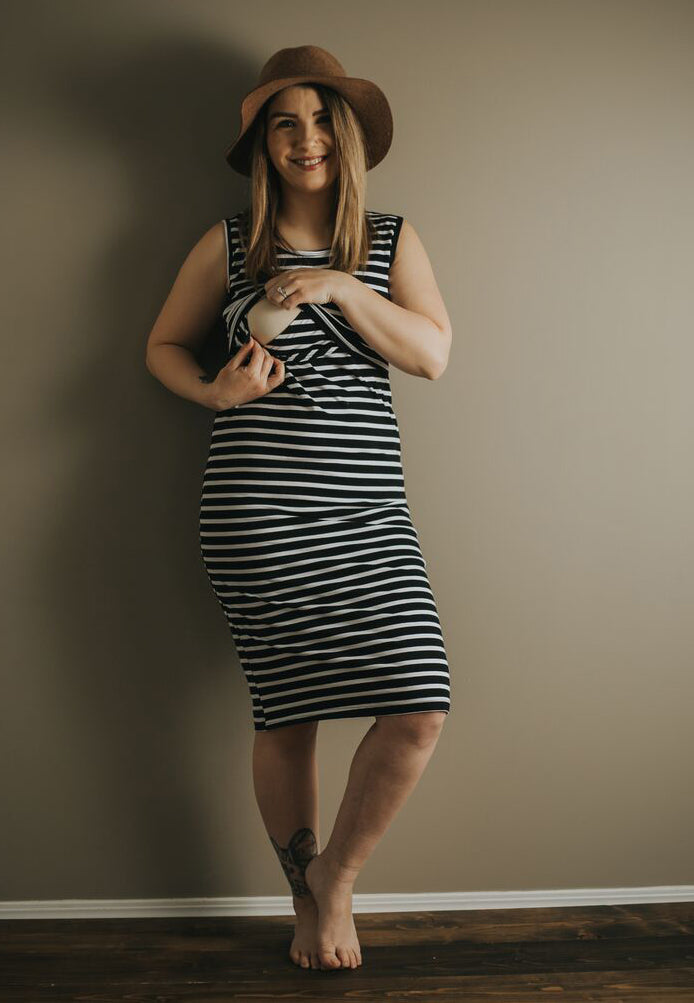 Brittany Maternity and Nursing Dress