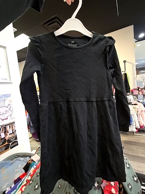 Black H&M Kids Dresses, 4/6Y