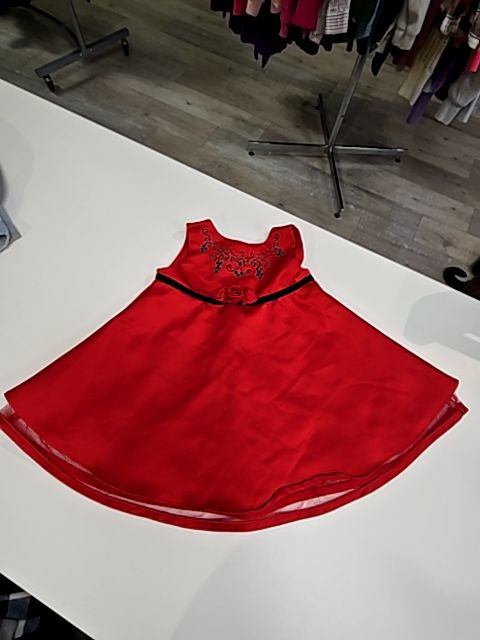 Red Young Street Kids Dresses, 12-18M