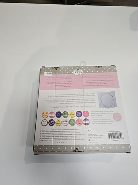 Multi-Color Lulujo Blanket & cards set, N/A