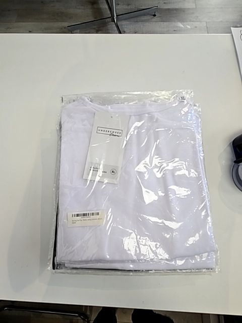 White Undercover mama Nursing Top, XL