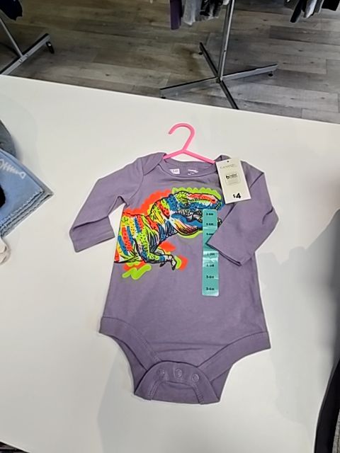 Lavendar George Onesies/BodySuit, 3/6M