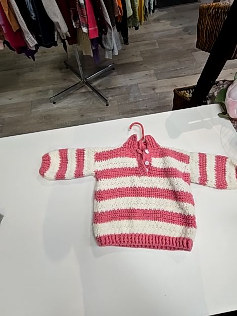 Multi-Color Handmade Kids Tops, 18-24M