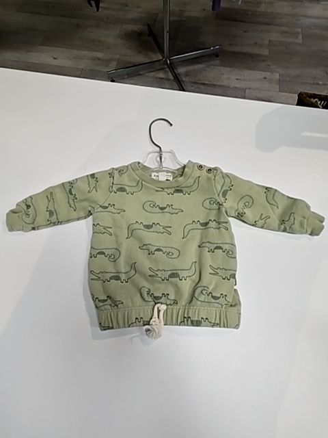 Green Rabbit & Bear Kids Tops, 6/9M