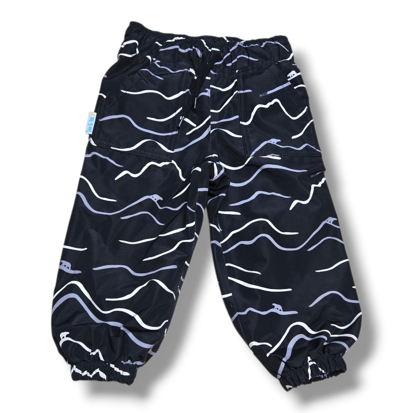 Jan & Jul | 1T | Fleece Lined Rain Pants | Pre-loved Quality