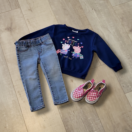 Set | Size 2T | Van's Size 6T - Pink & Blue Kidz Clothing