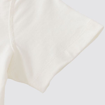 Coming Soon | Blara Organic House | Short Sleeve Henley Tee | White