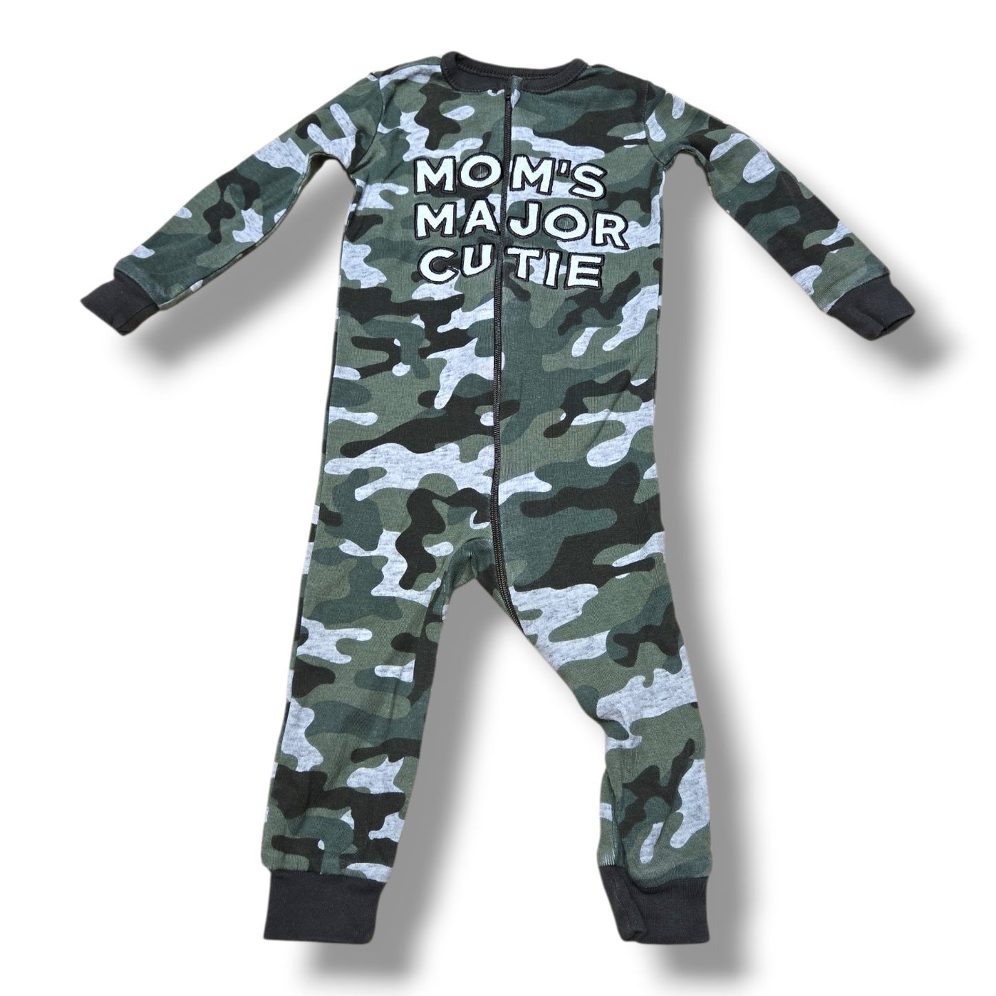 Children’s Place Camo Zip Sleeper | 6–9M | Pre-loved Quality