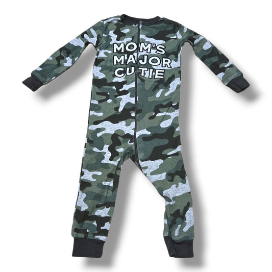 Children’s Place Camo Zip Sleeper | 6–9M | Pre-loved Quality