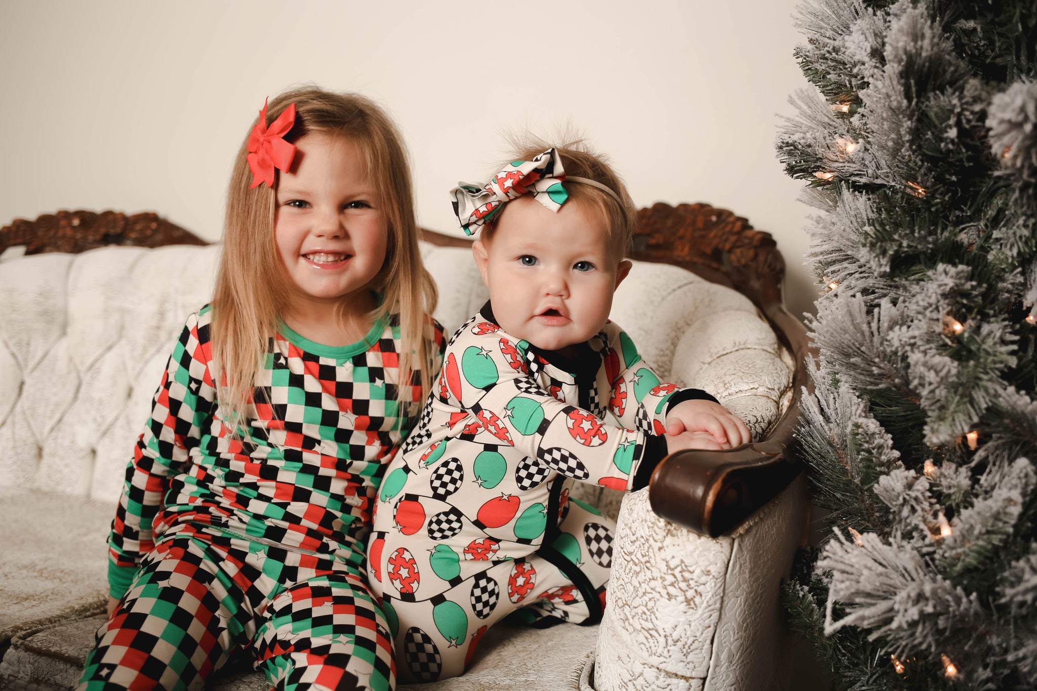 check the halls love&grace bamboo Pajamas, 7/8 years