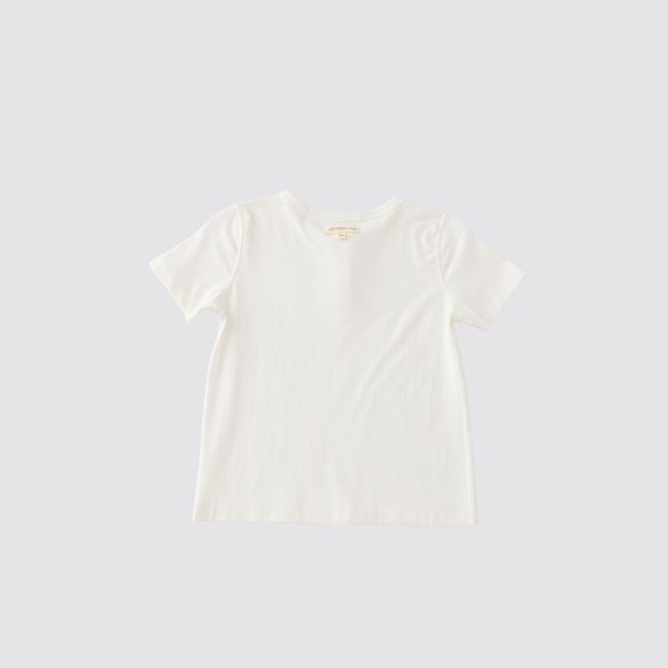 Coming Soon | Blara Organic House | Short Sleeve Henley Tee | White