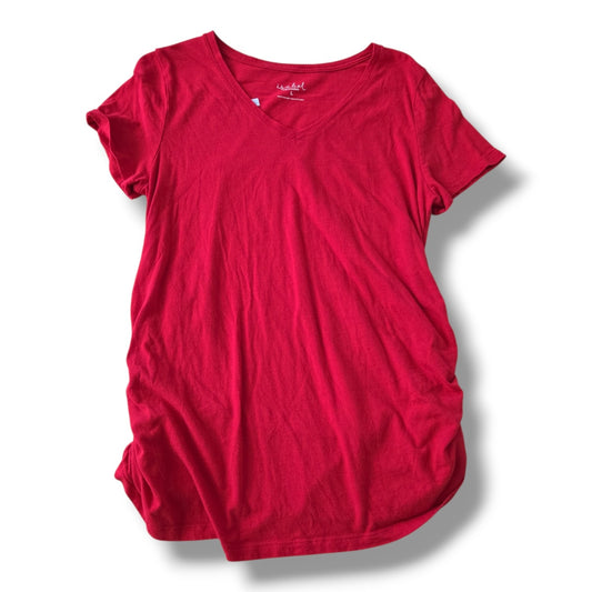 Holiday Red Isabel + Ingrid Maternity Tops, Large