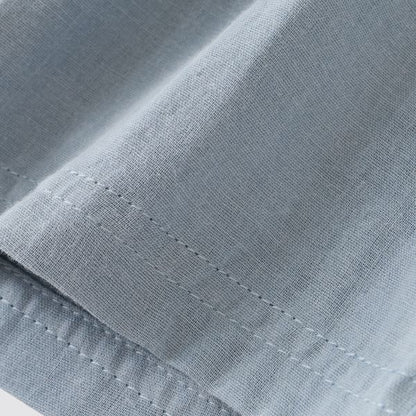 Blara Organic House | Wide Leg Denim Pants | Mist Blue