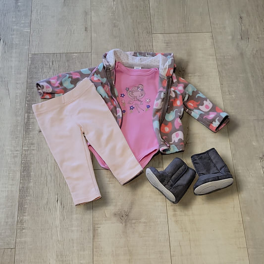 Set | Size 6/12M - Pink & Blue Kidz Clothing