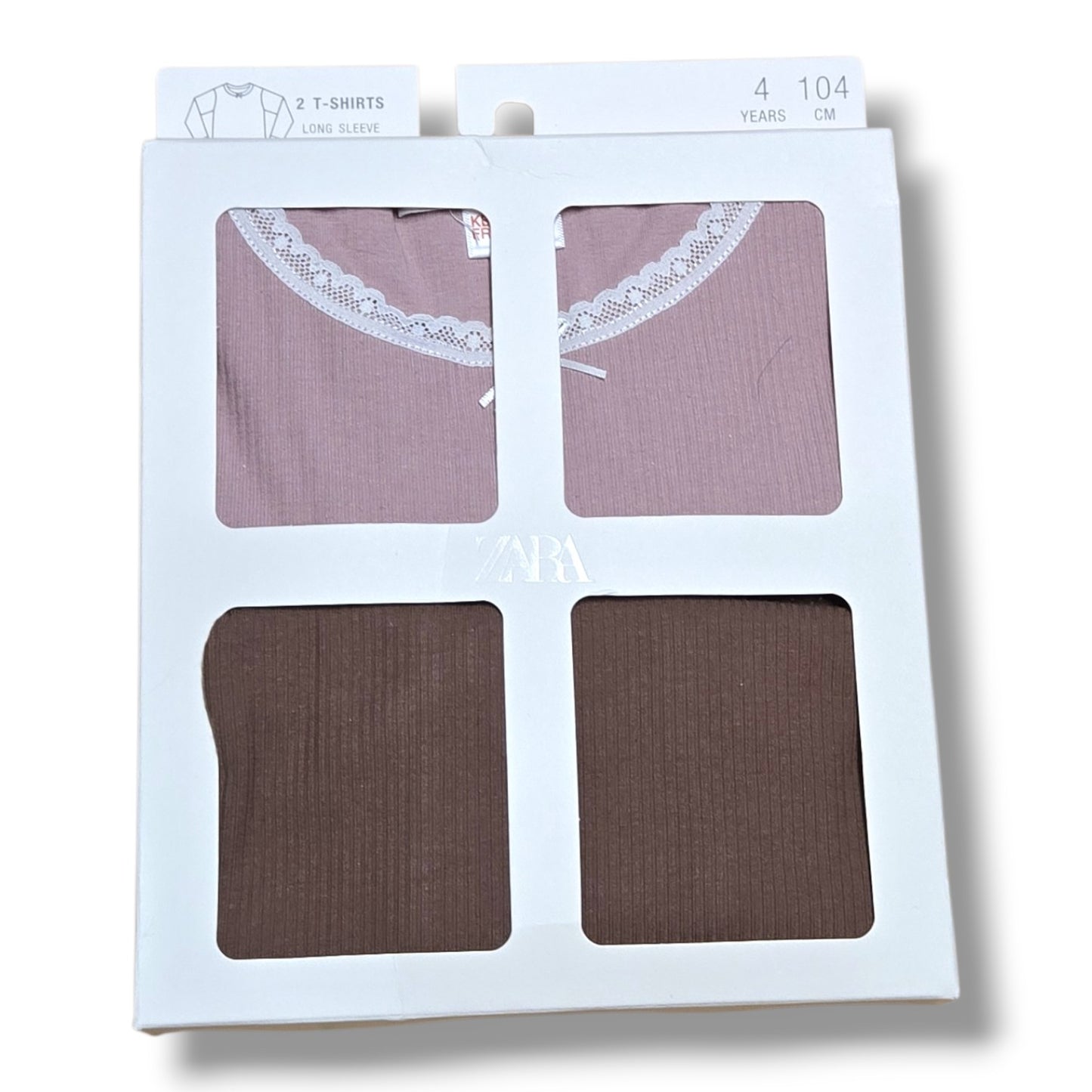 Zara | 4T | 2PC Long Sleeve Tops | NWT