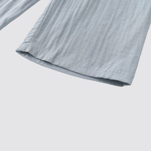 Blara Organic House | Wide Leg Denim Pants | Mist Blue