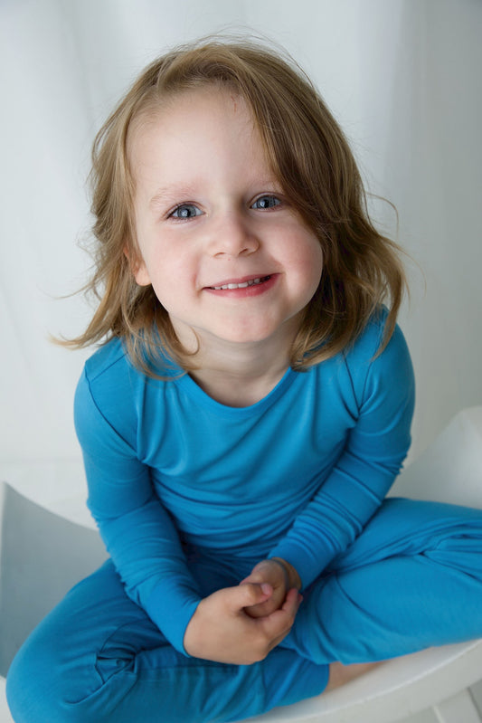 blue raspberry love&grace bamboo Pajamas, 2T