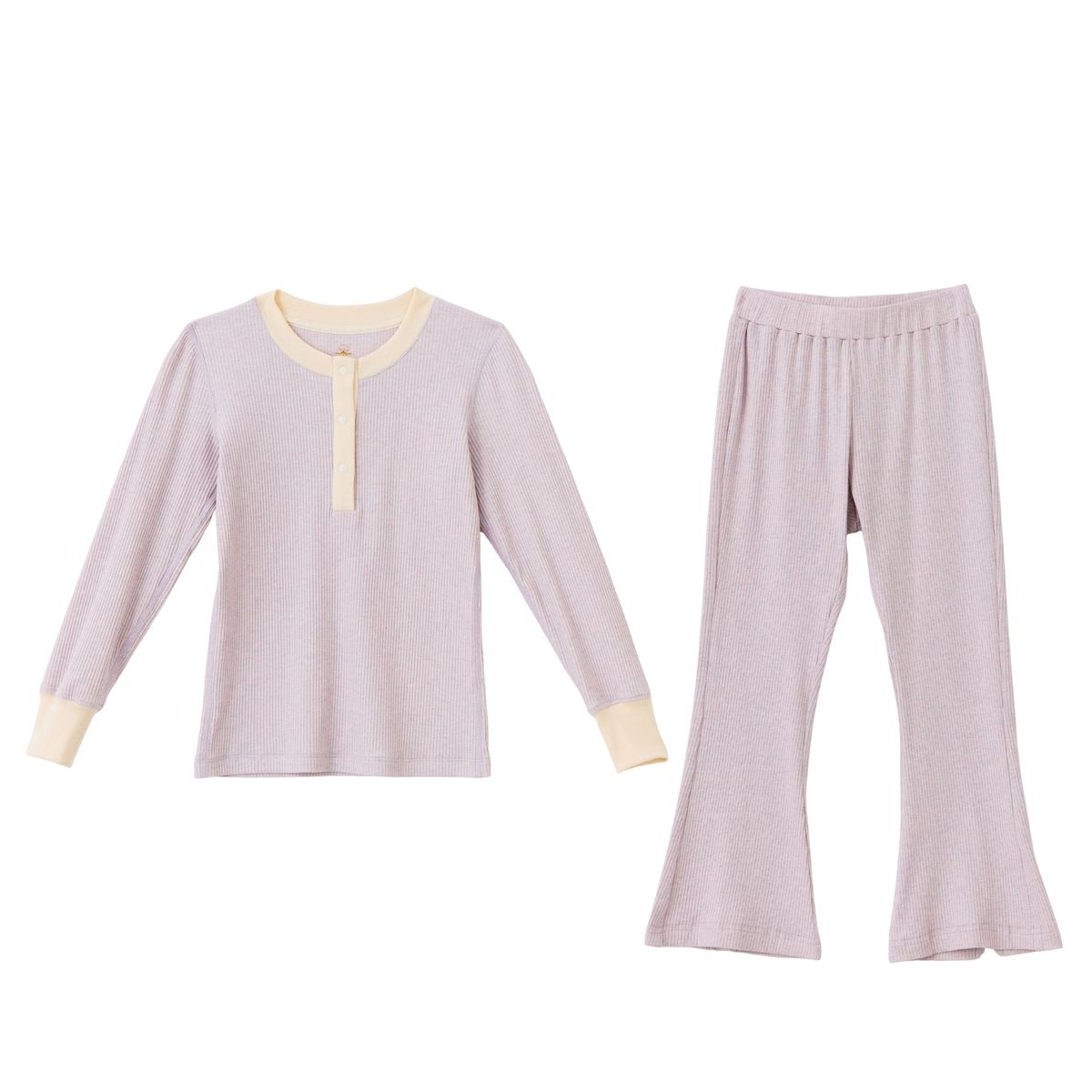 Coming Soon | Blara Organic House | Loungewear Top & Pants Set | Purple