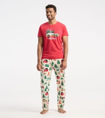 Little Blue House by Hatley | Merry Christmas, Tee | Men's