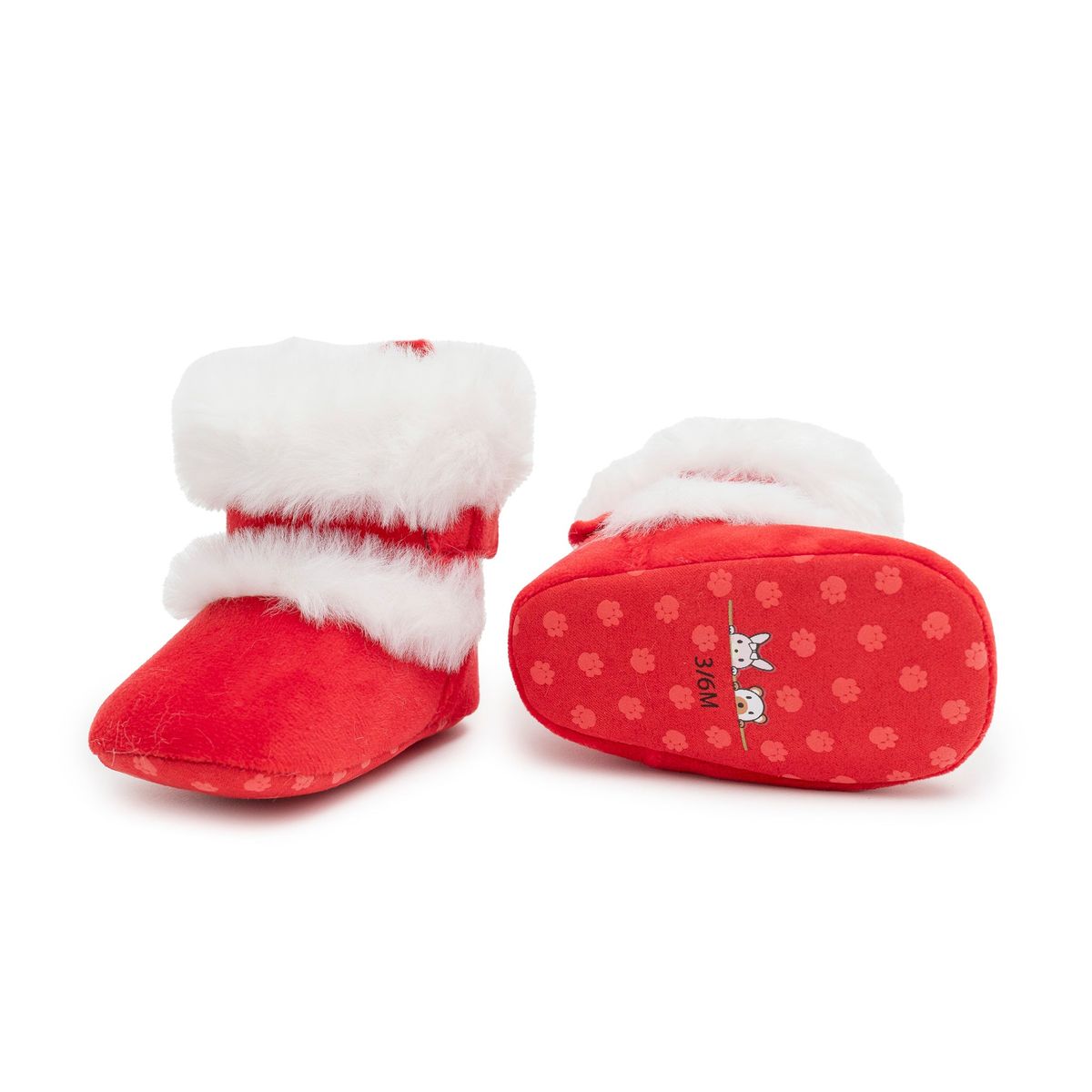Baby Pull-on Velcro Snowboot - Red Velvet