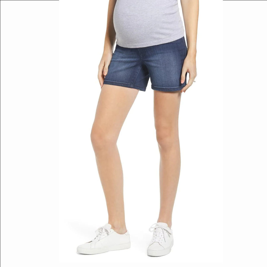 MACK MATERNITY SHORTS-DARK DENIM - Pink & Blue Kidz Clothing