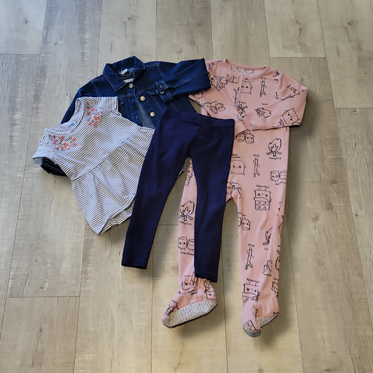 Set | Size 4/5 - Pink & Blue Kidz Clothing