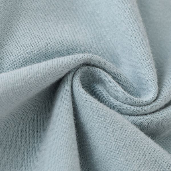 Coming Soon | Blara Organic House | Sleeveless Henley Bodysuit | Mist Blue