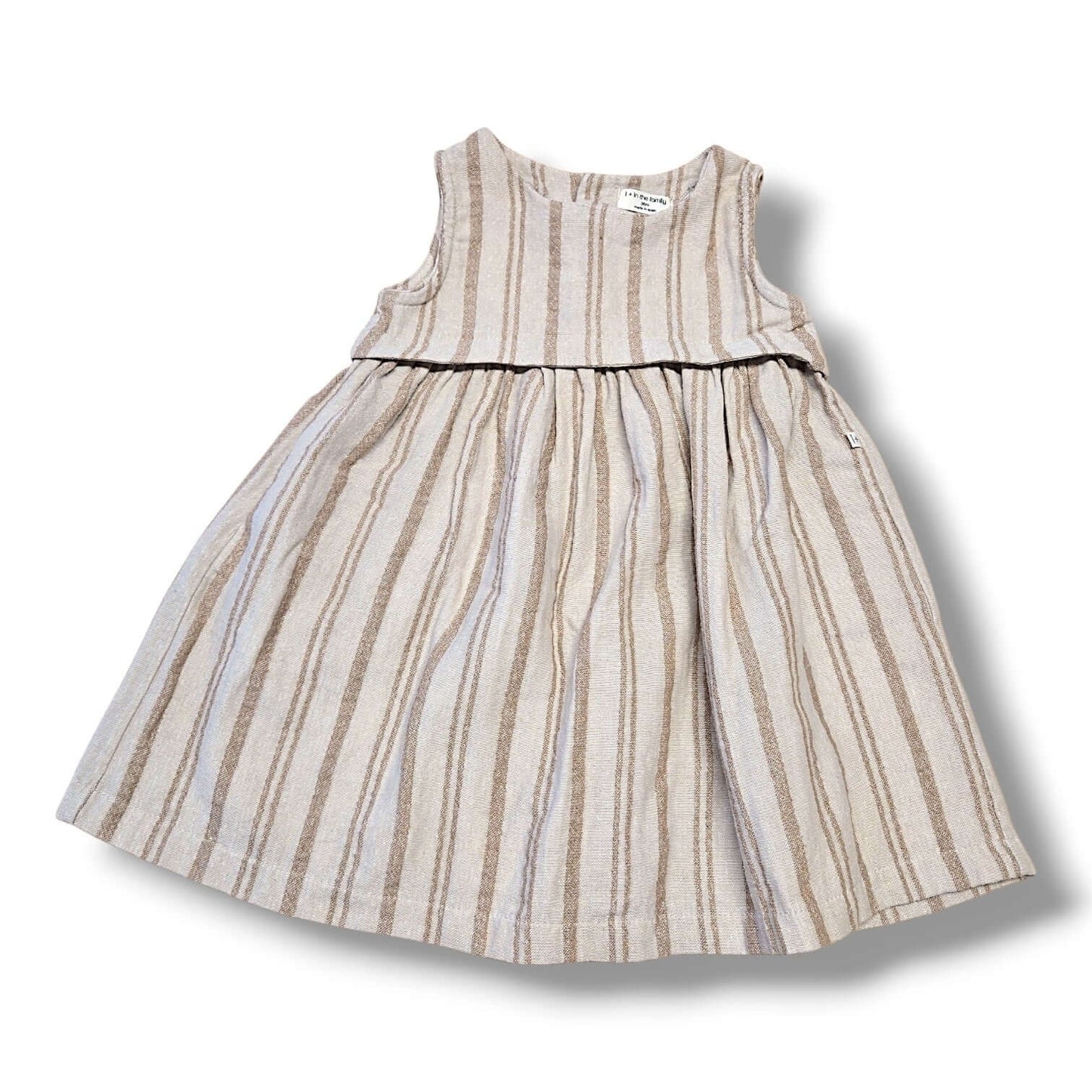 1 + In The Family | 3T (36M) | Linen Dress | Pre-loved Quality