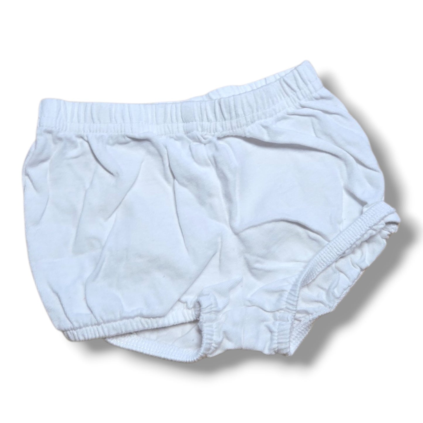Preloved bloomers for infants in white, soft and comfortable, perfect for layering or warm days.
