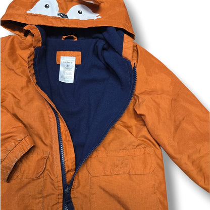 Carters | 3T | Fleece Lined Rain Coat | Pre-loved Quality