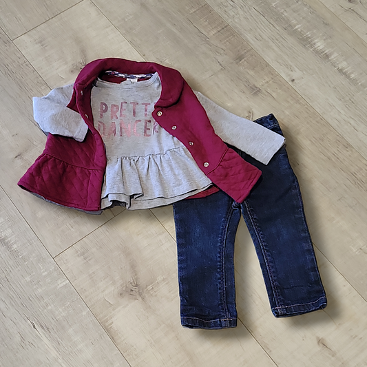Set | Size 12M - Pink & Blue Kidz Clothing