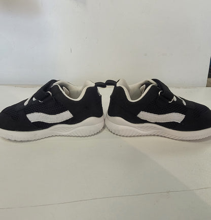 Lightweight EVA sneakers for kids in navy and white, designed for comfort and style.