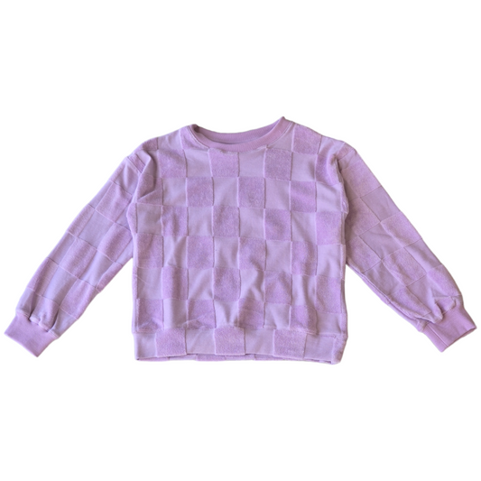 The New | Terry Cloth Top | Lavender - Pink & Blue Kidz Clothing