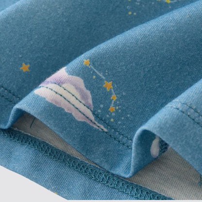 Coming Soon | Blara Organic House | Neck Pajama Set | Sunset Glow