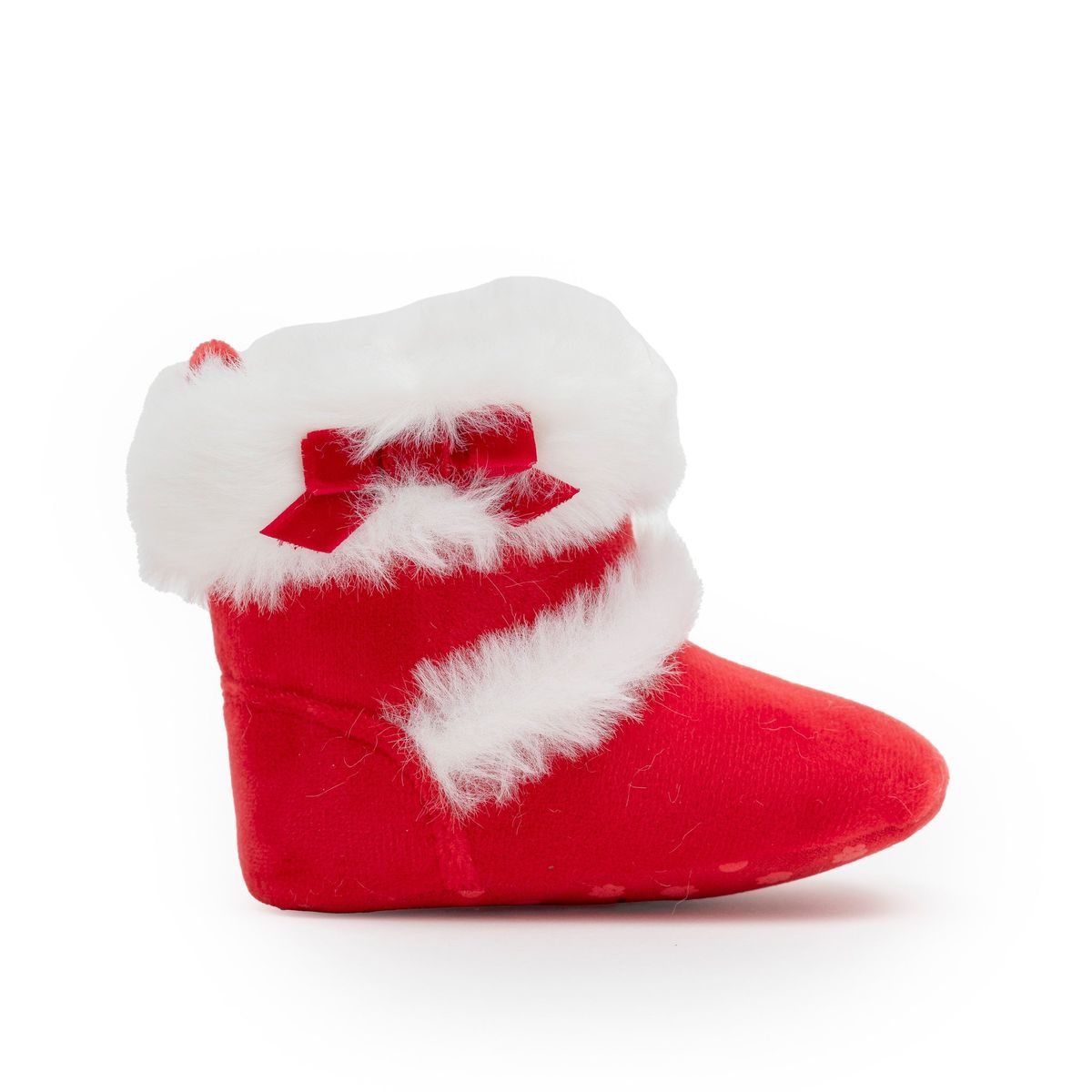 Baby Pull-on Velcro Snowboot - Red Velvet