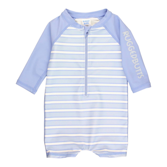 Baby Boys Periwinkle & Windsurfer Long Sleeve 1P Rash Guard - Pink & Blue Kidz Clothing