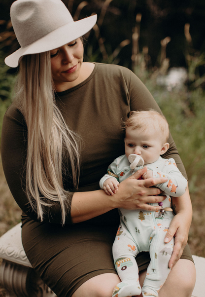 Taryn 3/4 Sleeve Maternity and Nursing Dress