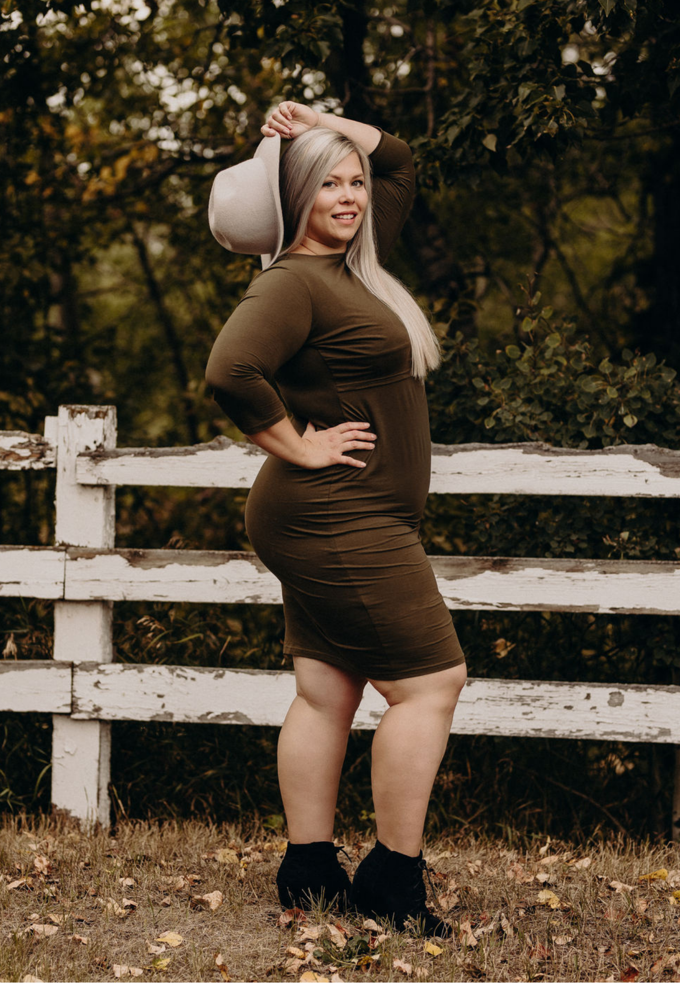 Taryn 3/4 Sleeve Maternity and Nursing Dress