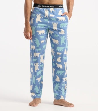 Blue Polar Bears Men's Pajama Pants