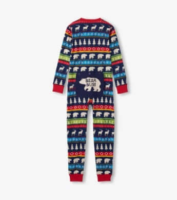 Little BlueHousebyHatley | Navy Fair Isle Kids Union Suit